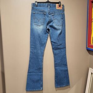 *3/$30 Sale* Levi's Blue Denim Relaxed Bootcut Stretch Jeans Sz 8